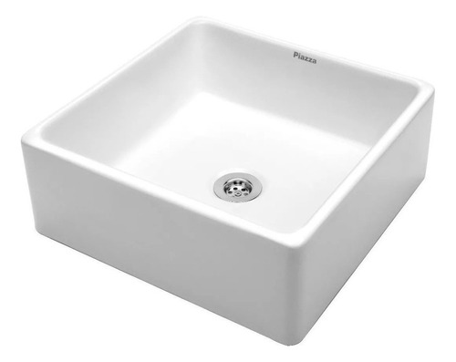 Bacha De Baño De Apoyar Blanco Esmaltado Porcelana