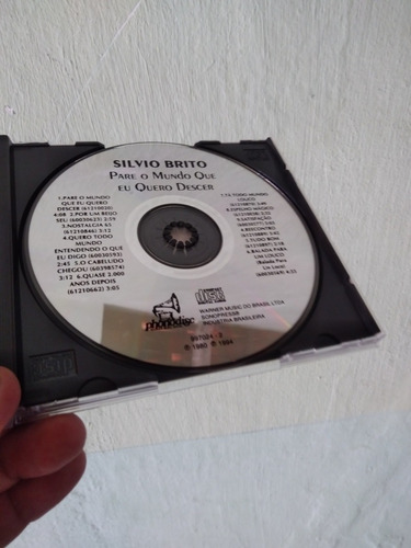 Cd Silvio Brito -pare O Mundo Que Eu Quero Descer- Frete Inc