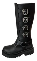 Comprar Botas Mujer Caña Alta Detalle Hebillas Original Nazaria