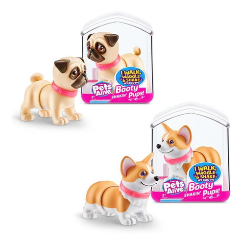 Pets Alive - Booty Shakin Pups - Pug + Corgi