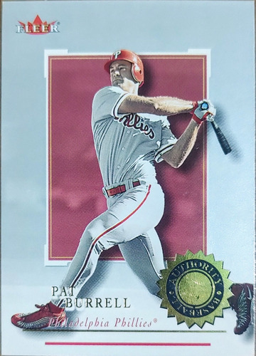 Pat Burrell,2001 Fleer Authority Baseball, Philadelphia