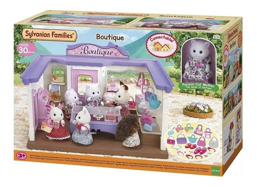 Sylvanian Families Boutique Con Gatito Y Accesorios  5234