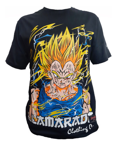 Remera Dragon Ball Llamarada Varios Modelos Goku Buu Trunks