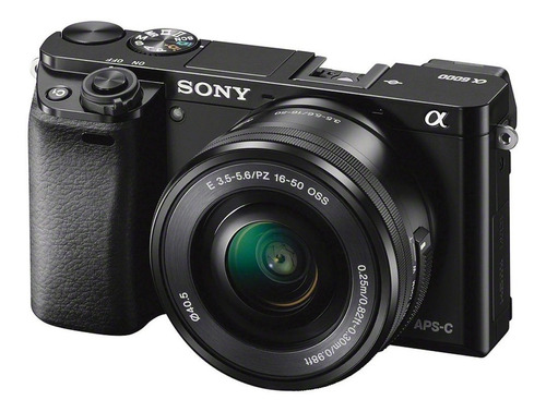 Imagem 1 de 9 de Sony Alpha 6000 16-50mm Oss Kit Mirrorless Cor Preto