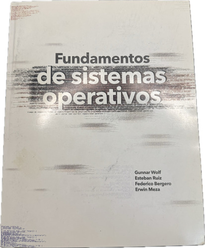 Fundamentos De Sistemas Operativos, Unam (Usado)