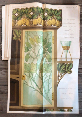 Imagen 7 de 8 de Arte Italiano Decorativa E Industriale. 1901-1902. 7pl 1134