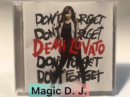 Demi Lovato Cd Dont Forget 2008 (Usado)