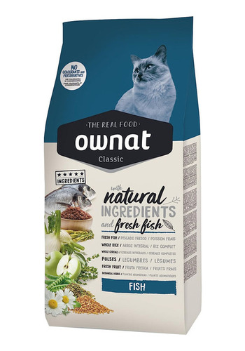 Ownat Classic Para Gatos Sabor Pescado 1.5kg