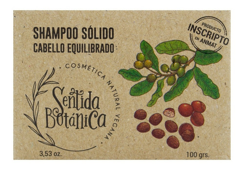 Sentida Botánica Kit X2 Shampoo Solido Equilibrado Vegano