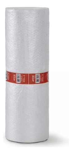 Rolo Bobina De Plástico Bolha 60cm X 20m X 29 Micras Atco Cor Transparente
