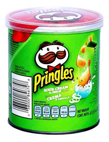 Papas Pringles De 40grs Caja Por 12 Un - Kg a $5825