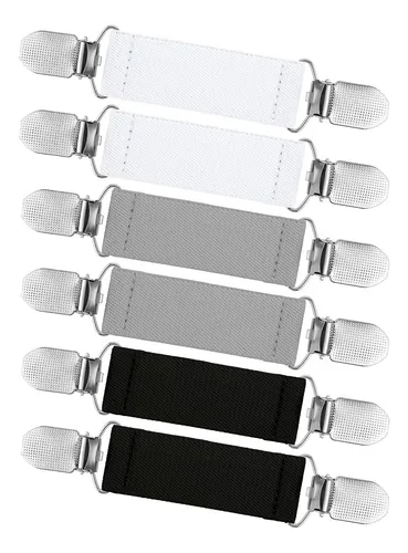 6 Clips De Cincha, Clips Elásticos Ajustables Para Mitos