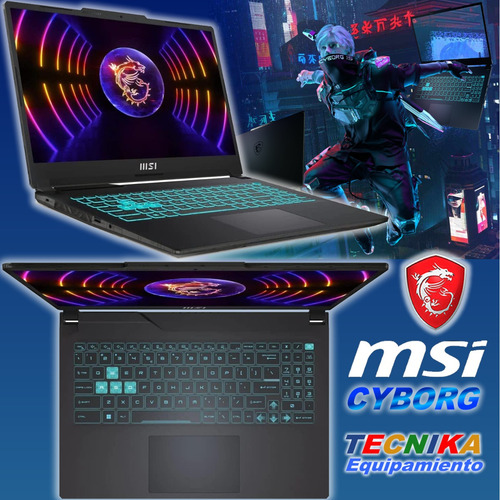 Notebook Gamer Msi Cyborg 15.6 I7 13º 512gb Ssd 16gb Rtx4050