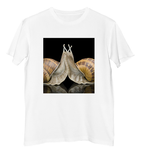 Remera Niño Caracoles Espejo Pareja Amor Naturaleza