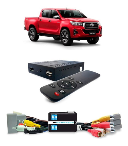 Interface De Video Com Tv Digital Full Hd Hilux 2020 A 2021