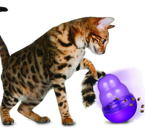 Imagem 3 de 3 de Brinquedo Interativo Recheável P/ Gatos Kong Cat Wobbler