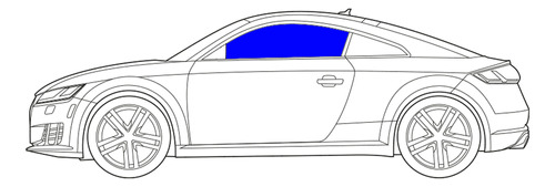 Vidrio Puerta Toyota Yaris 2006-2011 3p Verde  Di