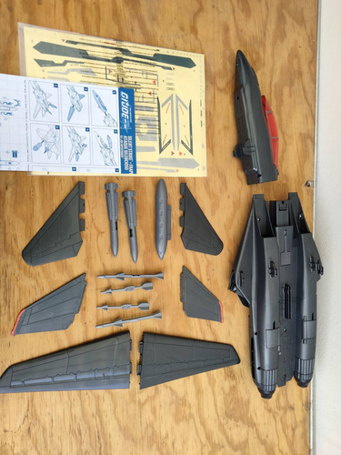Gi Joe Avión Skystriker Versión Silent Strike (Usado)