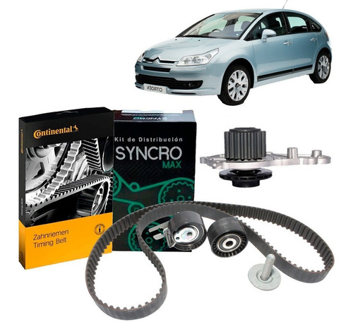 Kit Distribucion + Bomba Para Citroen C4 1.6 Dv6td 2004 2010