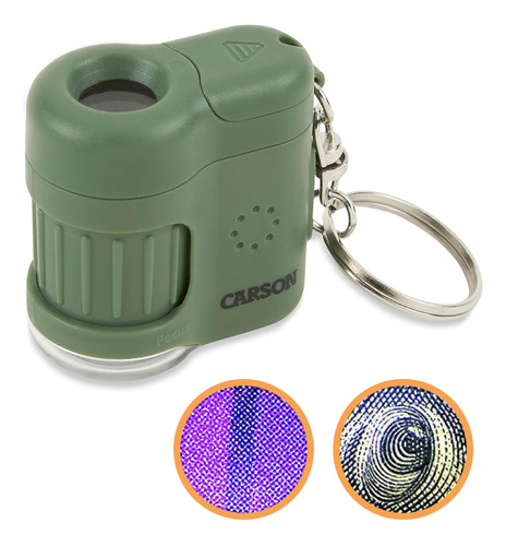 Microscopio De Bolsillo Carson Micromini 20x Led Con Uv Inco