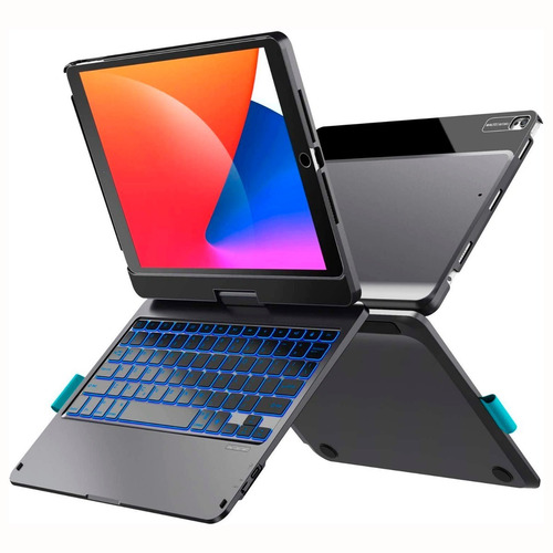 Case C/teclado Giratorio @ iPad Pro 11 2018 2020 2021 M1 M2