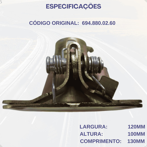 Fechadura Inferior Capô Mb 1214 1418 1618 1630 1935 1941 Hpn