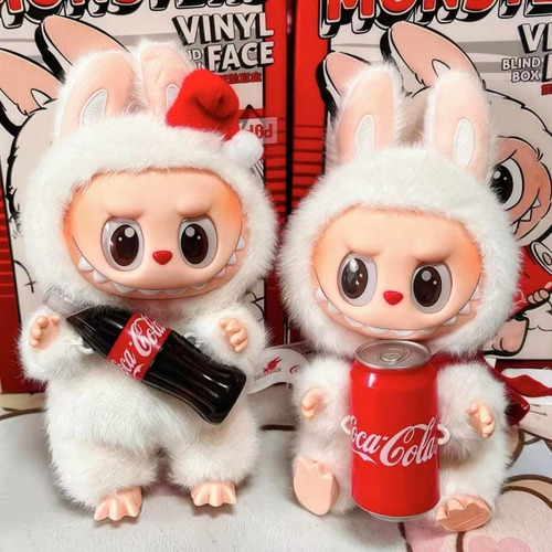 Peluche Infantil De Monstruo De Coca-cola Labubu De Pop Mart