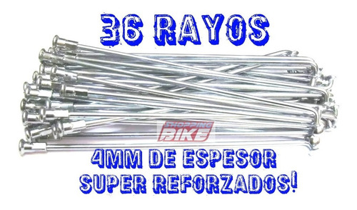 Juego De Rayos Delantero Suzuki Ax 100 4mm En Shoppingbike