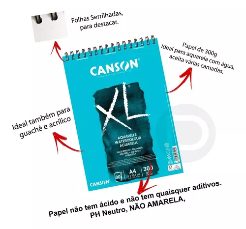 Canson XL Aquarelle 300g A4