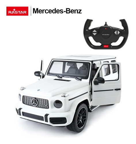 Auto A Control Remoto Mercedes-benz G63 Amg Blanco Escala 1: