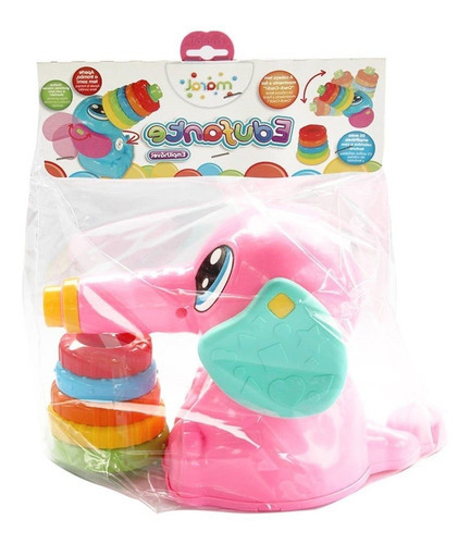 Brinquedo Empilhar Infantil Com Som Edufante Maral Sortido Cor Colorido