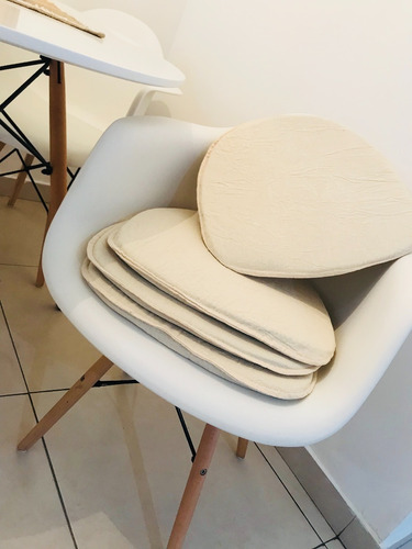 Almohadón Sillon Eames Lienzo Linea Nordica 3cm Espuma