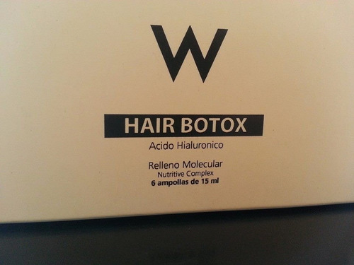 Botox Capilar, Acido Hialuronico Hair Therapy Wpro