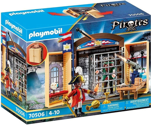 Playmobil Cofre Aventura De Piratas Pirates 53 Pzas 70506