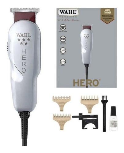 Wahl 5 Star Hero Color Plateado Cuchilla T-blade Trimmer