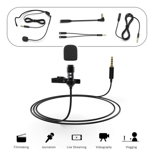 Microfone De Lapela Fifine C1, Microfone Com Clipe