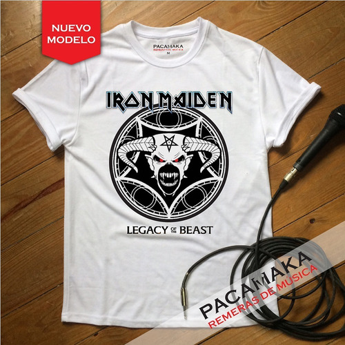 Imagen 7 de 10 de Remera Iron Maiden / Legacy Of The Beast - Pacamaka Remeras