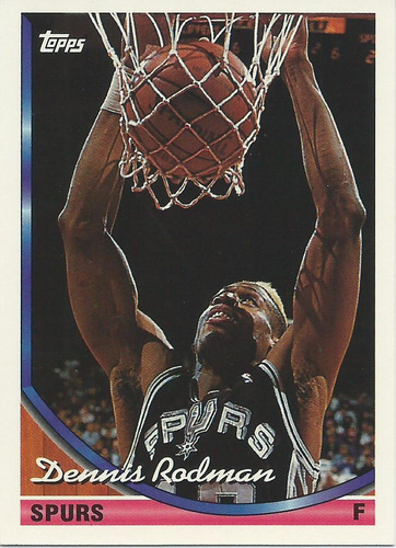 Barajita Dennis Rodman Topps 1993-94 #324 Spurs