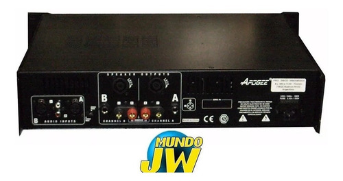 Apogee H8 Amplificador Potencia Sonido Dj 600w Rms Linea Pro