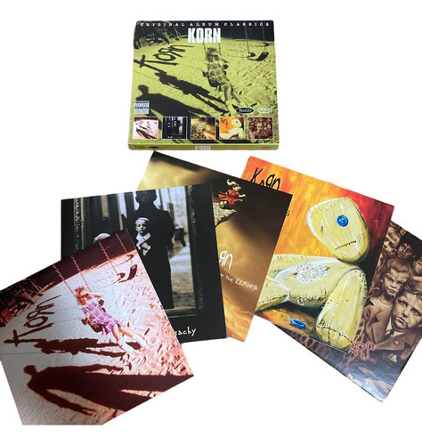 5 Cd`s Korn - Original Album Classics / Nuevo - Made In Eu