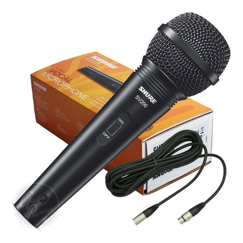 Shure Sv200 Micrófono Vocal Dinámico Cable / Opentoys 41 Ei