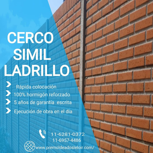 Imagen 1 de 5 de Cerco, Muro , Pared Hormigón Premoldeado