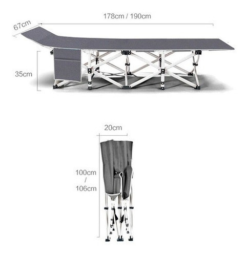 Imagen 7 de 9 de Catre Cama Campaña Camping Plegable + Envio Gratis / M. O.