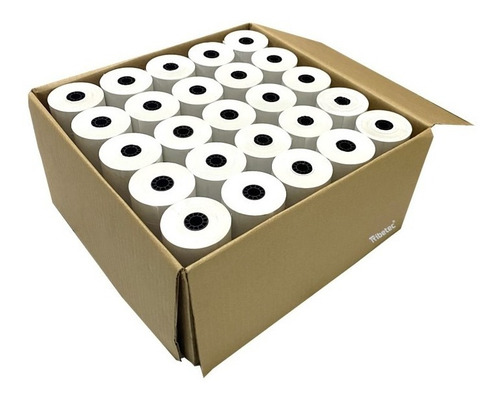 Imagen 3 de 9 de Caja Papel Rollo Termico 80x70 Mm 50 Pzas Alto Rendimiento