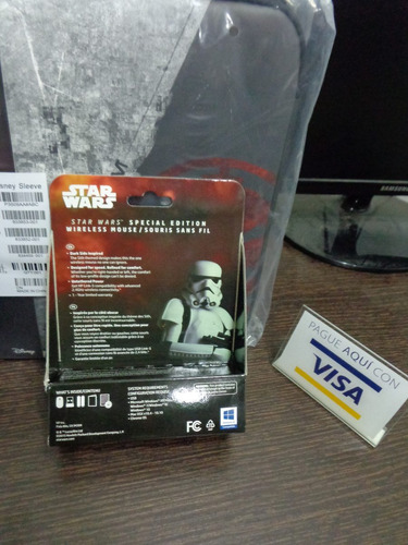 Mouse Wireless Y Funda Porta Laptop Star Wars Darth Vader