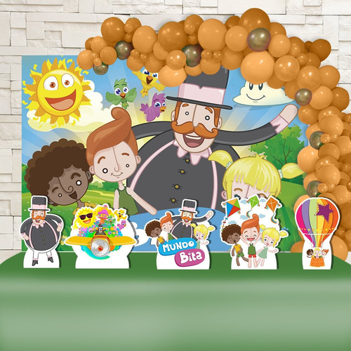 Kit Decoração Festa Infantil O Mundo Bita , Cenários