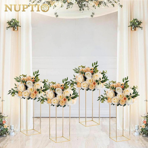 Soporte De Flores Para Bodas, Elegante 40cmx21cmx21cm