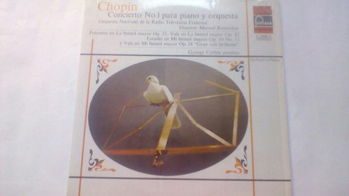 Lp Chopin Concierto No. 1 Para Piano Y Orquesta Buen Estado