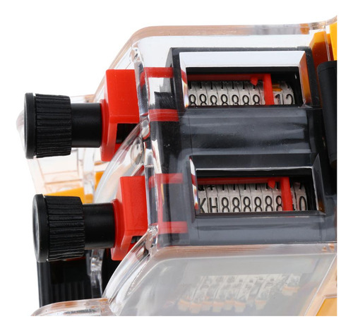 Mx-6600 10 Dígitos 2 Líneas Etiqueta De Precio Amarillo