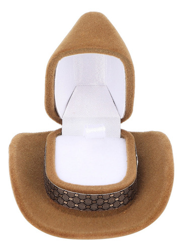 K Caja De Regalo Anillo Portátil Sombrero En Forma De